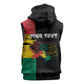 Personalized Guinea Sleeveless Zip Hoodie Elephant Soul African