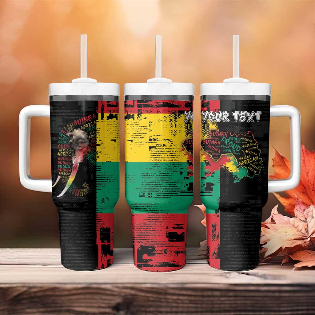 Personalized Guinea Tumbler With Handle Elephant Soul African
