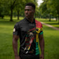 Personalized Guinea Zipper Polo Shirt Elephant Soul African