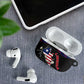 Liberia AirPods Case Map With Pepper Flowers Scratch Texture