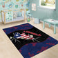Liberia Area Rug Map With Pepper Flowers Scratch Texture