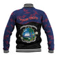 Personalized Liberia Baseball Jacket Map With Pepper Flowers Scratch Texture