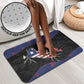 Liberia Bathroom Set Map With Pepper Flowers Scratch Texture