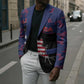 Personalized Liberia Blazer Map With Pepper Flowers Scratch Texture