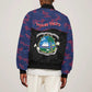 Personalized Liberia Bomber Jacket Map With Pepper Flowers Scratch Texture
