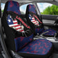 Liberia Car Seat Cover Map With Pepper Flowers Scratch Texture
