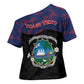 Personalized Liberia Cross Shoulder Shirt Map With Pepper Flowers Scratch Texture