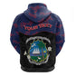 Personalized Liberia Hoodie Map With Pepper Flowers Scratch Texture
