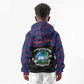 Personalized Liberia Kid Hoodie Map With Pepper Flowers Scratch Texture