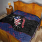 Liberia Quilt Map With Pepper Flowers Scratch Texture