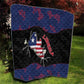 Liberia Quilt Map With Pepper Flowers Scratch Texture