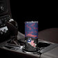 Personalized Liberia Skinny Tumbler Map With Pepper Flowers Scratch Texture