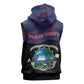 Personalized Liberia Sleeveless Hoodie Map With Pepper Flowers Scratch Texture