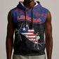 Personalized Liberia Sleeveless Hoodie Map With Pepper Flowers Scratch Texture