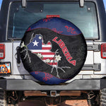 Liberia Spare Tire Cover Map With Pepper Flowers Scratch Texture