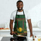Mali Apron Golden Sun And Mosque Patterns Retro Style