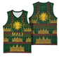 Mali Basketball Jersey Golden Sun And Mosque Patterns Retro Style