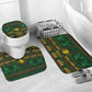 Mali Bathroom Set Golden Sun And Mosque Patterns Retro Style