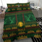 Mali Bedding Set Golden Sun And Mosque Patterns Retro Style