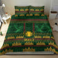 Mali Bedding Set Golden Sun And Mosque Patterns Retro Style