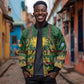 Mali Bomber Jacket Golden Sun And Mosque Patterns Retro Style