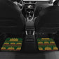 Mali Car Mats Golden Sun And Mosque Patterns Retro Style