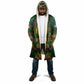 Mali Cloak Golden Sun And Mosque Patterns Retro Style