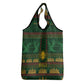 Mali Grocery Bag Golden Sun And Mosque Patterns Retro Style