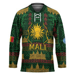 Mali Hockey Jersey Golden Sun And Mosque Patterns Retro Style