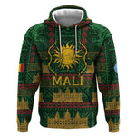 Mali Hoodie Golden Sun And Mosque Patterns Retro Style