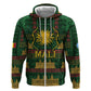Mali Hoodie Golden Sun And Mosque Patterns Retro Style
