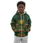 Mali Kid Hoodie Golden Sun And Mosque Patterns Retro Style
