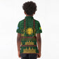Mali Kid Polo Shirt Golden Sun And Mosque Patterns Retro Style