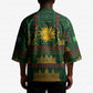 Mali Kimono Golden Sun And Mosque Patterns Retro Style