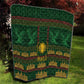 Mali Quilt Golden Sun And Mosque Patterns Retro Style