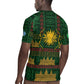 Mali Rugby Jersey Golden Sun And Mosque Patterns Retro Style