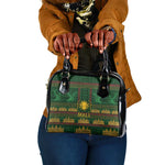 Mali Shoulder Handbag Golden Sun And Mosque Patterns Retro Style