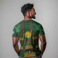Mali T shirt Golden Sun And Mosque Patterns Retro Style