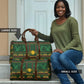 Mali Travel Bag Golden Sun And Mosque Patterns Retro Style