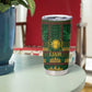 Mali Tumbler Cup Golden Sun And Mosque Patterns Retro Style