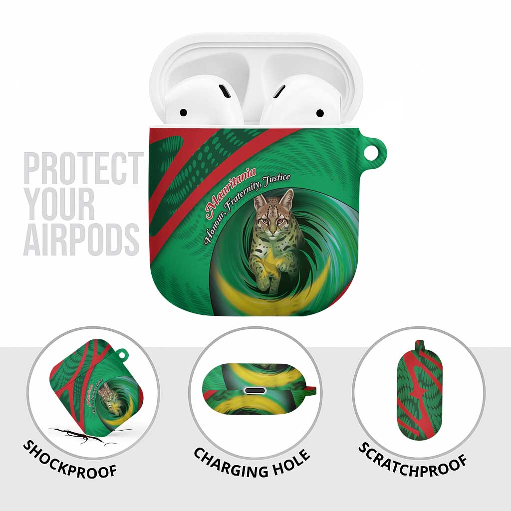 Mauritania AirPods Case African Wildcat From Richat Structure