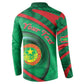 Personalized Mauritania Button Sweatshirt African Wildcat From Richat Structure