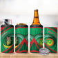 Personalized Mauritania 4 in 1 Can Cooler Tumbler African Wildcat From Richat Structure