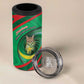 Personalized Mauritania 4 in 1 Can Cooler Tumbler African Wildcat From Richat Structure