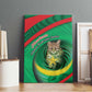 Mauritania Canvas Wall Art African Wildcat From Richat Structure