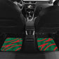 Personalized Mauritania Car Mats African Wildcat From Richat Structure