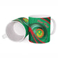 Personalized Mauritania Ceramic Mug African Wildcat From Richat Structure
