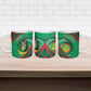 Personalized Mauritania Ceramic Mug African Wildcat From Richat Structure