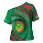 Personalized Mauritania Cross Shoulder Shirt African Wildcat From Richat Structure