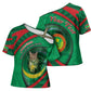 Personalized Mauritania Cross Shoulder Shirt African Wildcat From Richat Structure